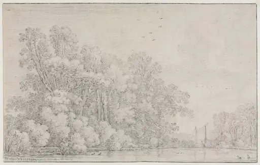 River Landscape, by Simon de Vlieger