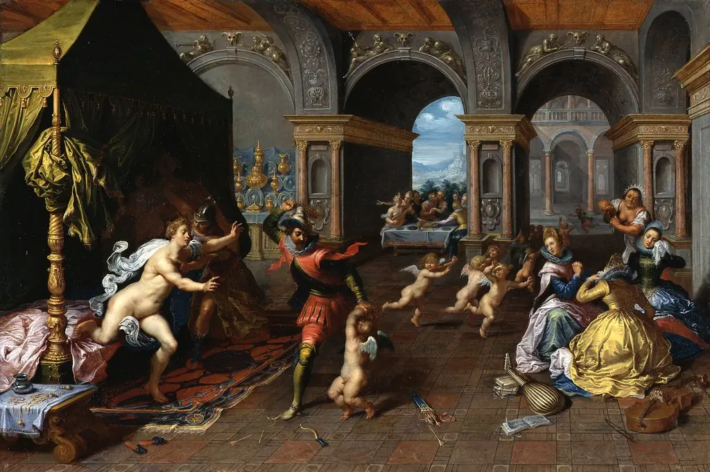 Cupid's chastisement, by Simon de Vos