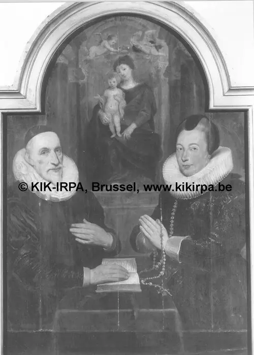 Donor and His Wife, by Simon de Vos
