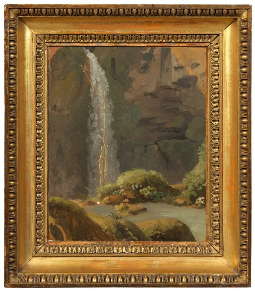 The Waterfall in Neptune’s Grotto at Tivoli, by Simon Denis