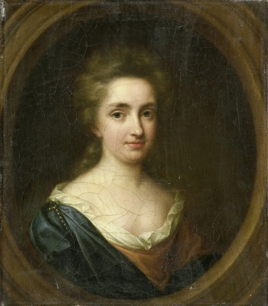 Portrait of Johanna van Citters (1672-1740), sister of Anna van Citters, by Simon Du Bois