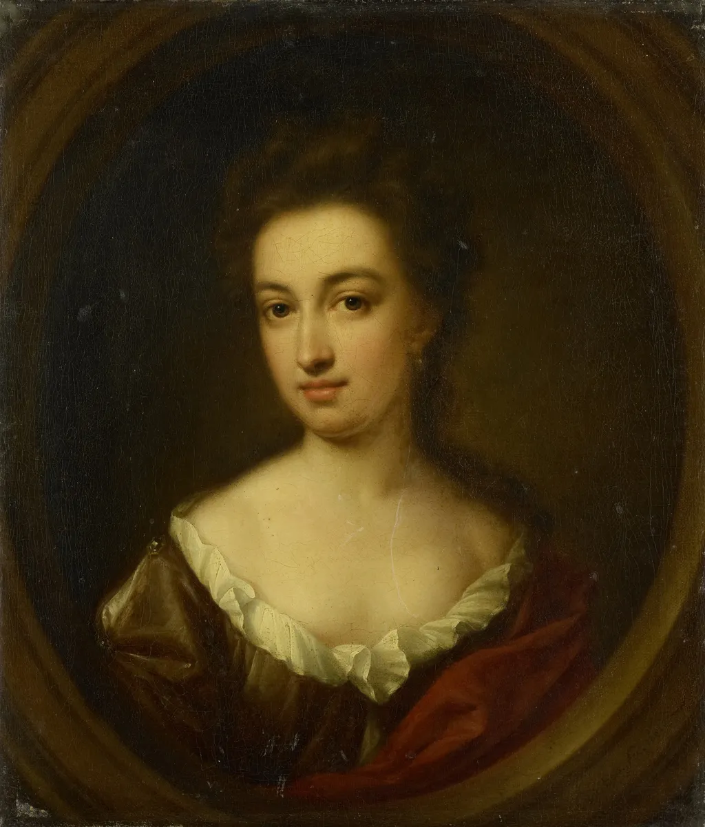 Portrait of Josina Clara van Citters (1671-1753), sister of Anna van Citters, by Simon Du Bois, oil, 1697