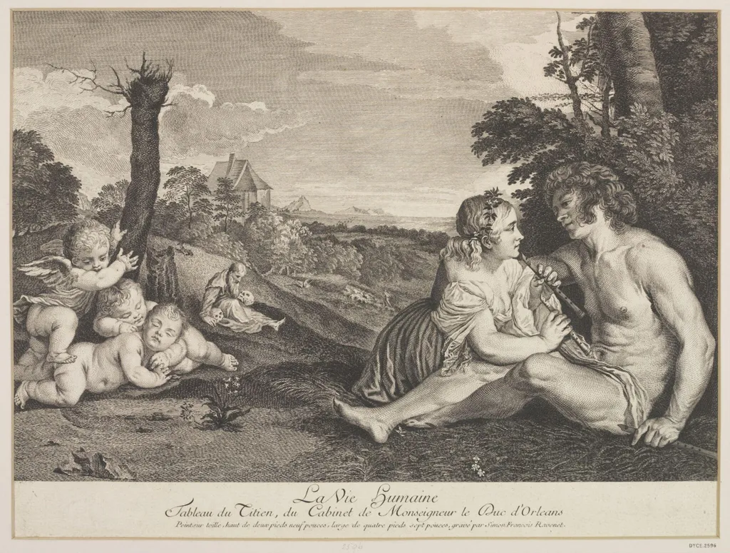 The Emblem of Human Life, by Simon Francis Ravenet, 1750