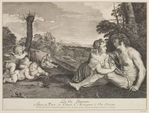 The Emblem of Human Life, by Simon Francis Ravenet
