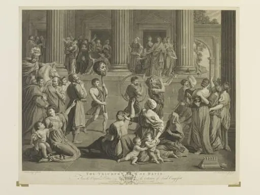 Triumph of David, by Simon Francis Ravenet