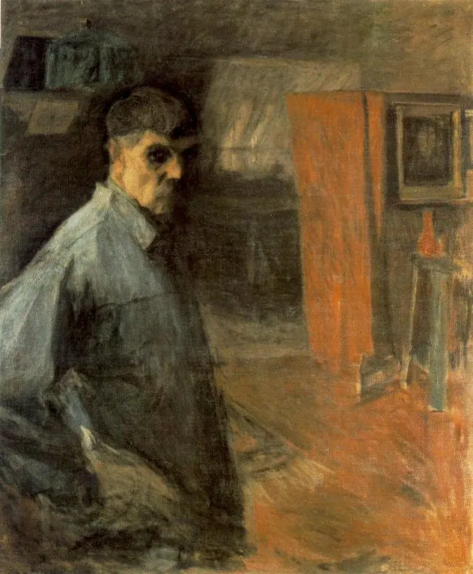 Self-Portrait, by Simon Hollósy