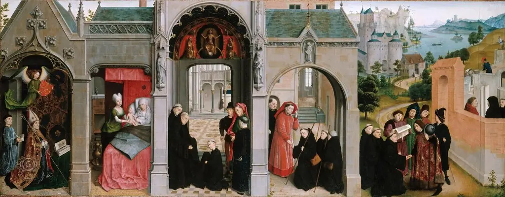 Scenes from the Life of St Bertin, by Simon Marmion
