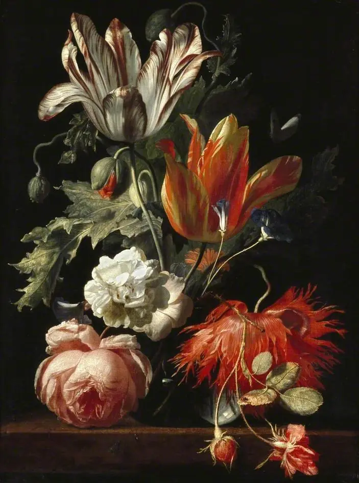 A Vase of Flowers, by Simon Pietersz Verelst