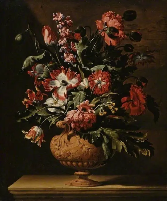 A vase of flowers, by Simon Pietersz Verelst