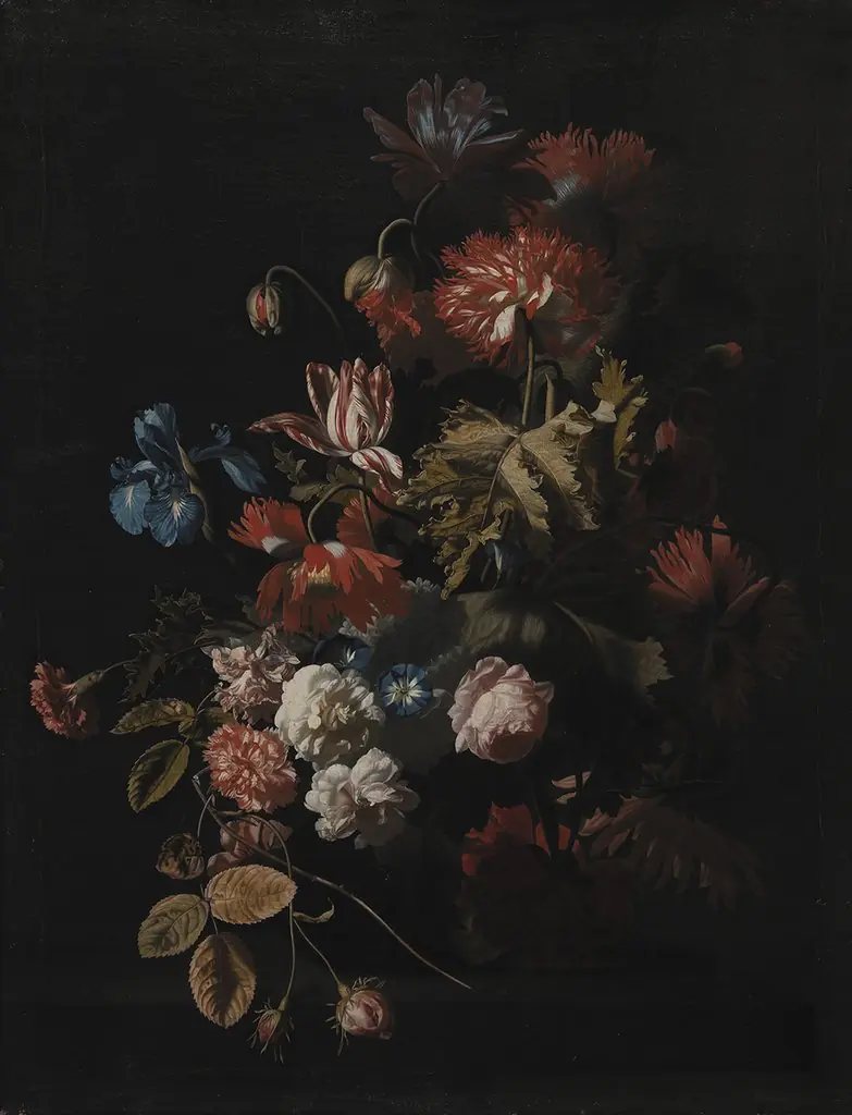 A Vase with Flowers, by Simon Pietersz Verelst