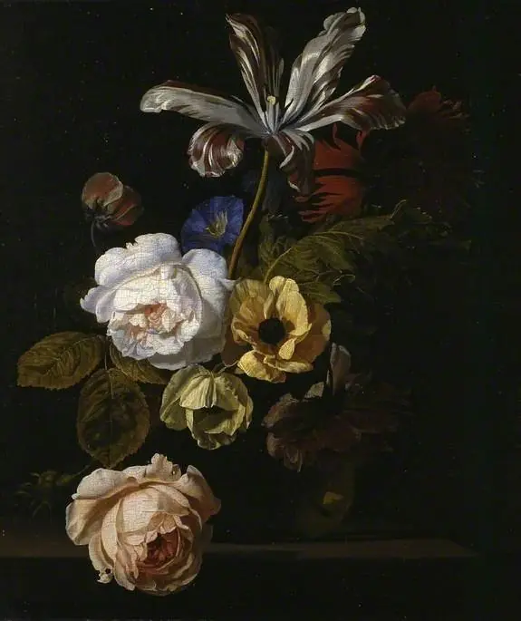 Group of flowers, by Simon Pietersz Verelst