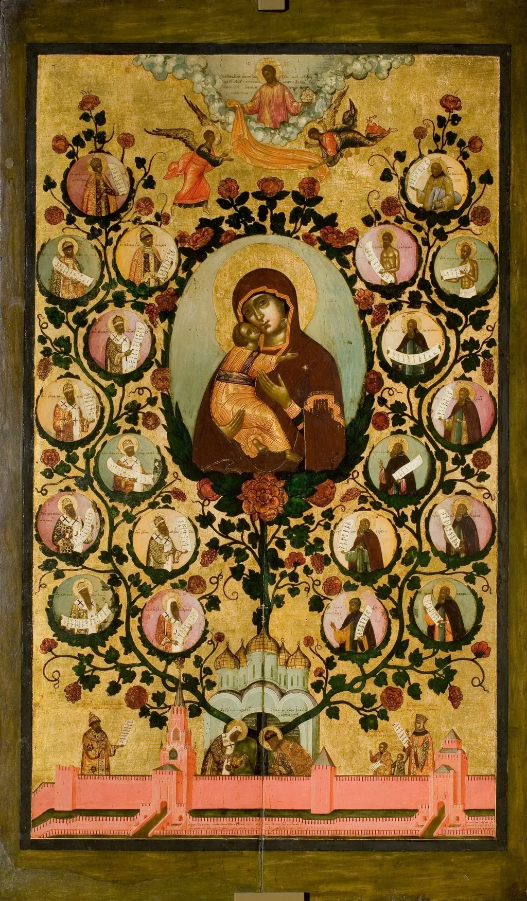 Genealogy of the state of Muscovy, by Simon Ushakov, tempera, 1668