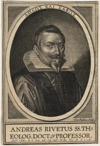 Andreas Rivetus, by Simon van de Passe