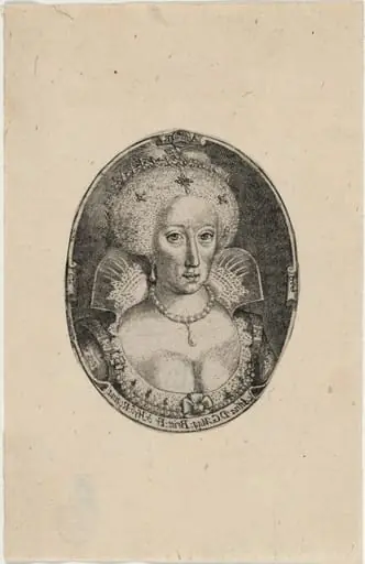 Anne of Denmark, by Simon van de Passe