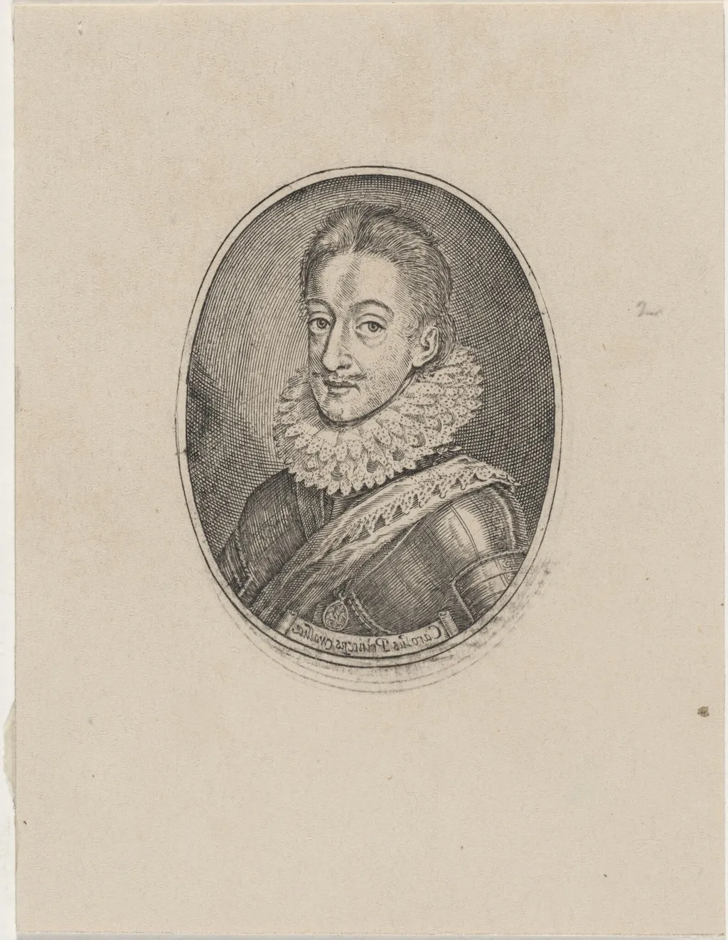 Charles I, King of England, by Simon van de Passe, ink, 1616