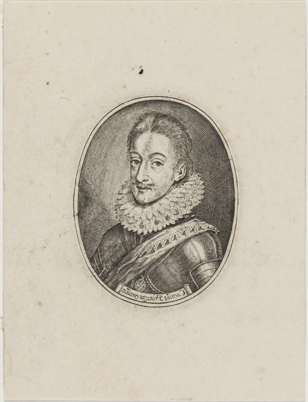 Charles I, King of England, by Simon van de Passe, ink, 1616