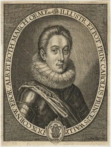 Charles I, King of England, as Prince of Wales, by Simon van de Passe
