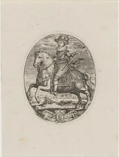 Charles I, King of England, On Horseback, by Simon van de Passe