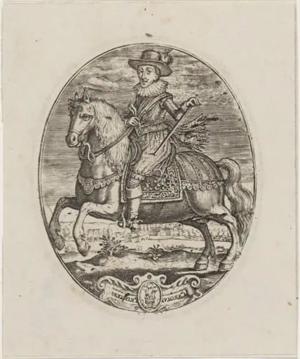 Charles I, King of England, On Horseback, by Simon van de Passe