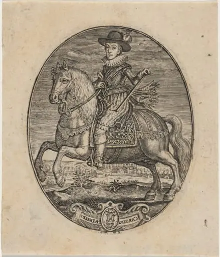 Charles I, King of England, On Horseback, by Simon van de Passe