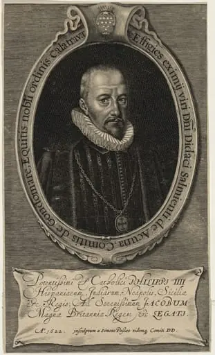 Diego Sarmiento de Acuna, Count of Gondomar, by Simon van de Passe