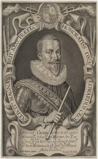 Edward Cecil, Viscount Wimbledon, by Simon van de Passe