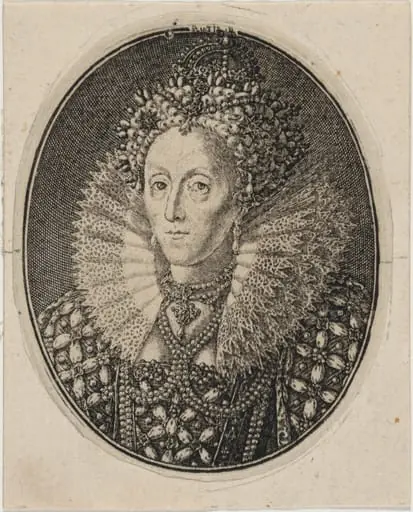Elizabeth, Queen of England, by Simon van de Passe