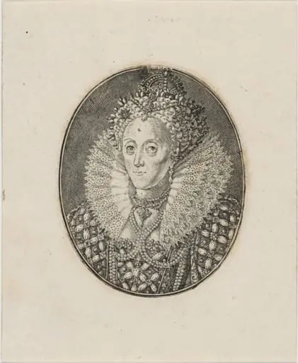 Elizabeth, Queen of England, by Simon van de Passe