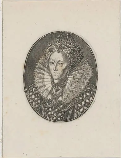 Elizabeth, Queen of England, by Simon van de Passe