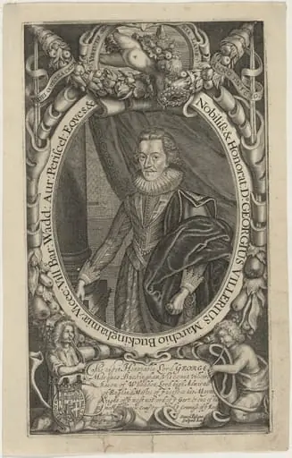 George Villiers, First Duke of Buckingham, by Simon van de Passe