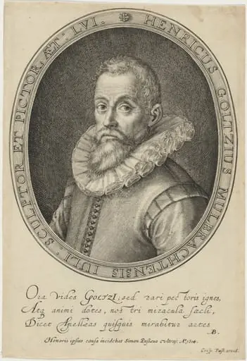 Hendrik Goltzius, by Simon van de Passe