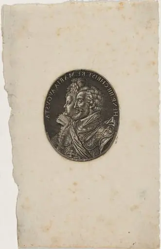 Henry IV and Maria de Medici, by Simon van de Passe
