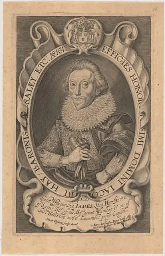James Hay, First Earl of Carlisle, by Simon van de Passe