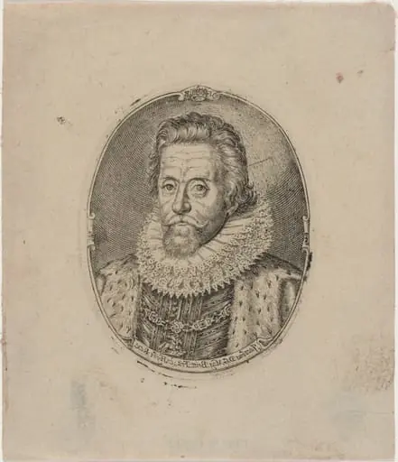 James I, King of England, by Simon van de Passe