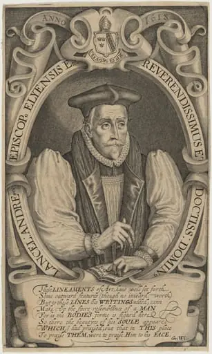 Lancelot Andrewes, Bishop of Winchester, by Simon van de Passe