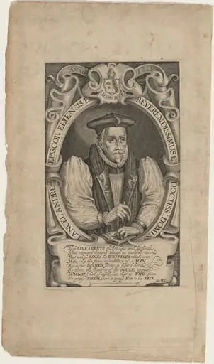 Lancelot Andrews, Bishop of Ely and Winchester, by Simon van de Passe