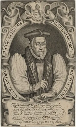 Lancelot Andrews, Bishop of Ely and Winchester, by Simon van de Passe