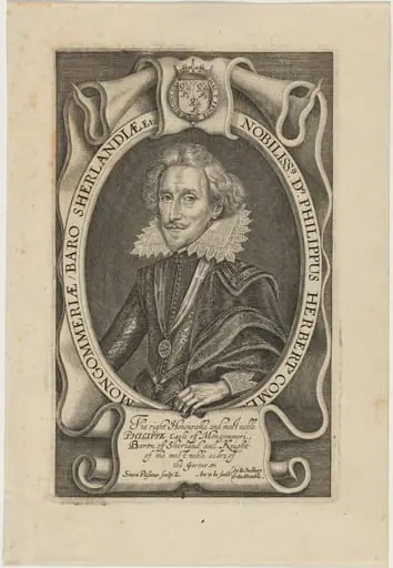 Philip Herbert, Fourth Earl of Pembroke, by Simon van de Passe