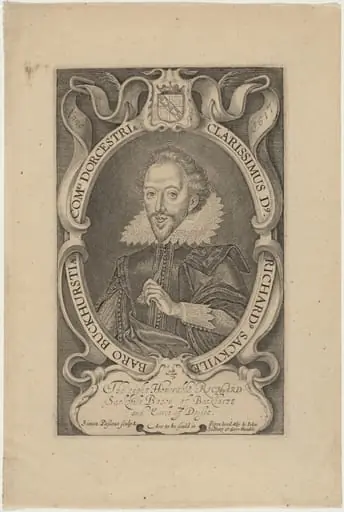Richard Sackville, Third Earl of Dorset, by Simon van de Passe