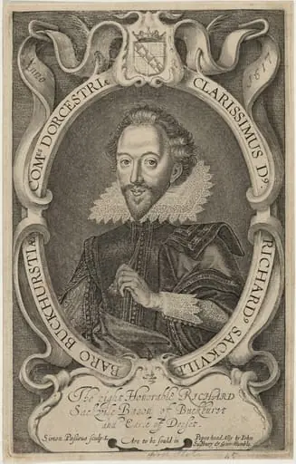 Richard Sackville, Third Earl of Dorset, by Simon van de Passe