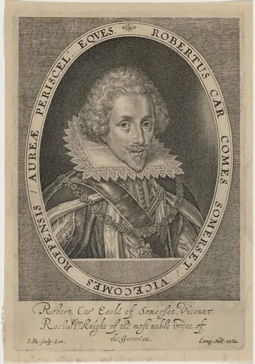 Robert Carr, Earl of Somerset, by Simon van de Passe