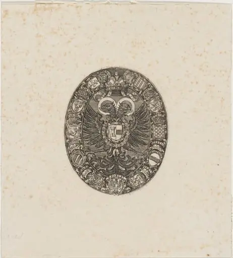 Shields of the Emperor Matthias, by Simon van de Passe