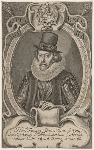 Sir Francis Bacon, by Simon van de Passe