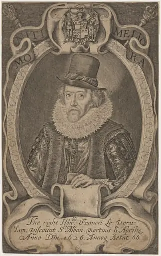 Sir Francis Bacon, by Simon van de Passe