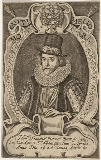 Sir Francis Bacon, by Simon van de Passe