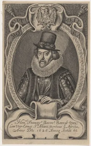 Sir Francis Bacon, by Simon van de Passe