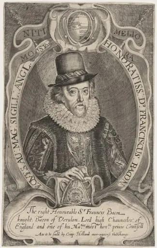 Sir Francis Bacon, by Simon van de Passe