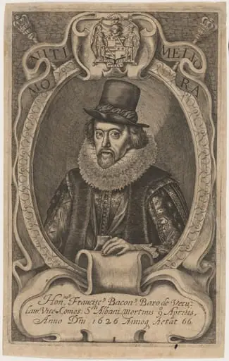 Sir Francis Bacon, by Simon van de Passe