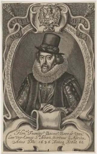 Sir Francis Bacon, by Simon van de Passe