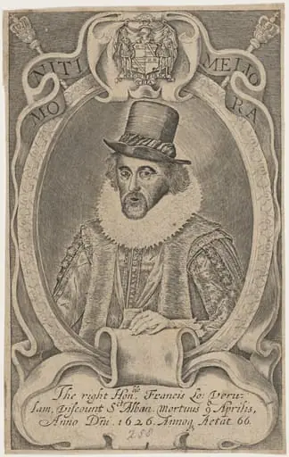 Sir Francis Bacon, by Simon van de Passe